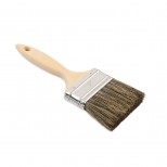 01057 - 37A  - 3" x 7/8"  Short Grey Hog Bristle Paint Brush