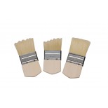 Unique Trim White Bristle Paddle Handle Faux Brushes