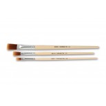 Flat Soft Gold Nylon Lacquering Artist Brush