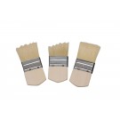 Unique Trim White Bristle Paddle Handle Faux Brushes
