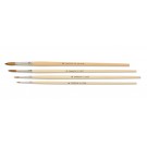 Round Long Handled Red Sable Water Color Brushes