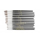 Round Pony Hair Water Color Brushes