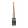 18023 - 1-1/2" Diameter Natural Grey Bristle Round Wax Brush With Round Sash Handle